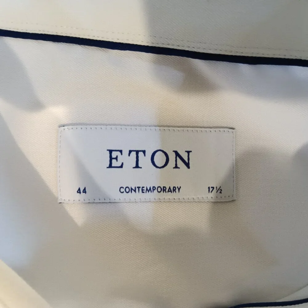 ETON 5 Contemporary Men's Dress Shirts XL  17-17.25 / 44 - Picture 12 of 13